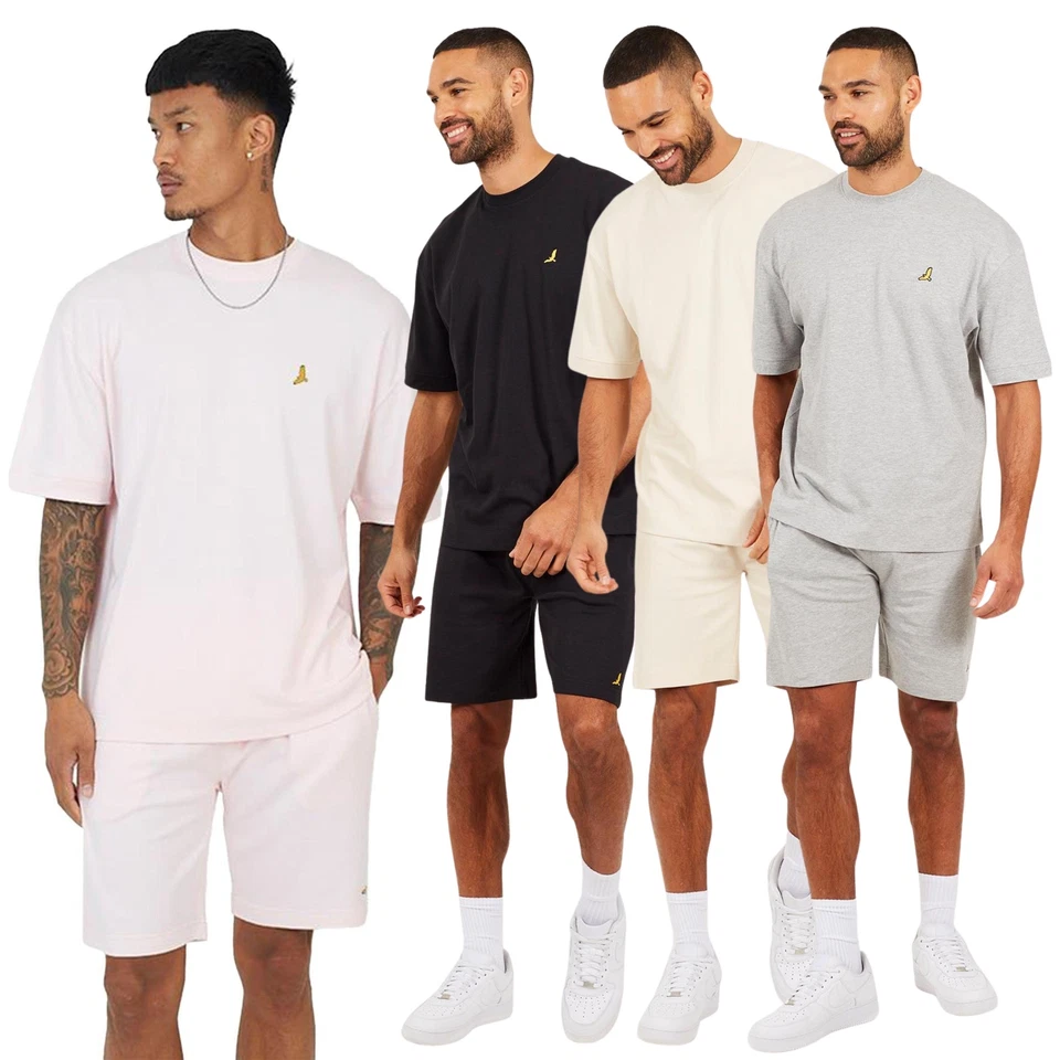 Brave Soul Mens Summer Shorts Set  T-Shirt and Shorts Holiday Loungewear S-2XL - Image 1 of 1