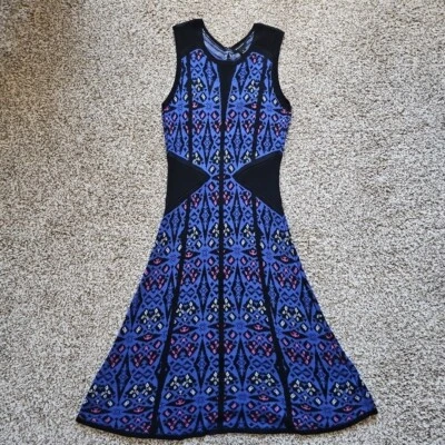 Vestido I Love Ronson Mujer Talla S Tejido Sin Mangas Geoimpresión Artística Elastizado Multicolor Foto 1 de 4