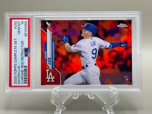 2020 Topps Chrome Complete Set Red Refractor #292 Gavin Lux RC /5 PSA 10 (Pop 1) - Picture 1 of 2