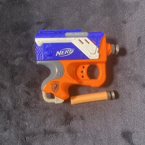 Nerf Reflex IX-1 Single Shot N-Strike Soft Dart Blaster Gun Blue Pistol Blue - Picture 1 of 5