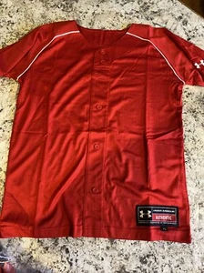 Youth Large Under Armour Baseball Jersey - Picture 1 of 4