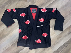 ๐ฅ NEW HyperFly x Naruto Shippuden Jiu Jutsu Kimono Gi Adult One Black Akatsuki - Picture 1 of 19