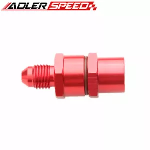 Filtro de línea de alimentación de aceite turbo macho a hembra 3AN de aluminio 30 micras rojo US STOCK - Imagen 1 de 3