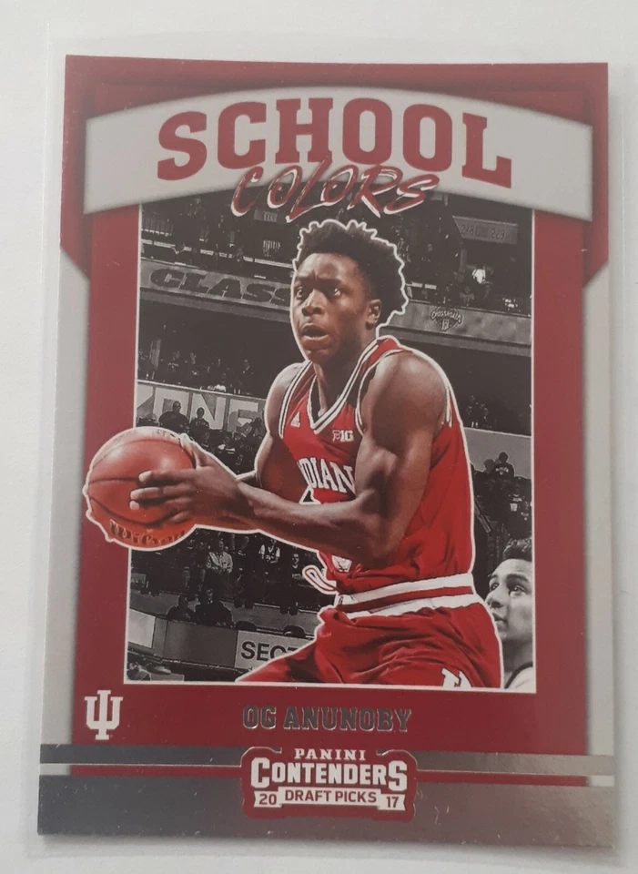 2017-18 OG Anunoby Panini Contenders Draft Picks School Colors #12 Toronto  - Image 1 of 1