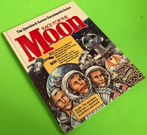 Race for the Moon Q & A Encyclopedia Series by Robin Kerrod 1979 Illustrated - Picture 1 of 2