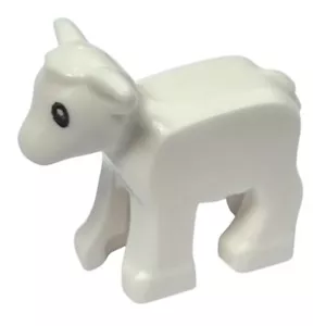 Lego Cordero Blanco Nuevo Animales de Granero y Granja para Minifiguras Bebé Ovejas - Imagen 1 de 4