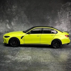 Minichamps 1/18BMW M3 G80 2020 diecast open close car yellow LE1000 Collection - Picture 1 of 12