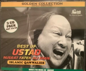 Best Of Ustad Nusrat Fateh Ali Khan Islamic Qawwalies - Qawwali 3 CD Pack - Imagen 1 de 2