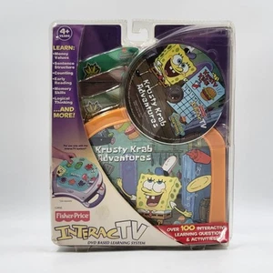 Sponge Bob SquarePants Fisher-Price InteracTV DVD Krusty Krab Adventures NEW  - Picture 1 of 6