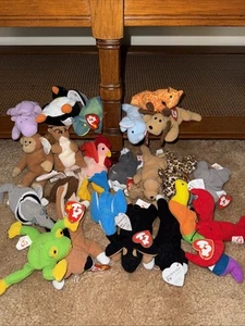 LOT OF 22 MINI McDonald's TY BEANIE BABIES, RARE, RETIRED, Collectible, INCH - Picture 1 of 3