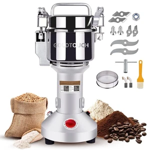 Molinillo de grano eléctrico de alta velocidad 550 g, 2000 W 110 V acero inoxidable flo... - Imagen 1 de 7