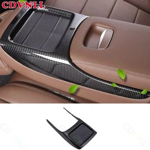 For Benz E-Class W213 2016-21 ABS Carbon Fiber Rear Seat Armrest Water Cup Panel - Foto 1 di 11