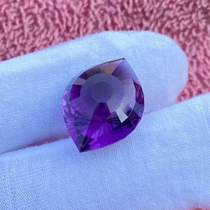 Piedra preciosa suelta corte anhelado ojo amatista natural de 24,3 quilates para hacer joyas - Imagen 1 de 3
