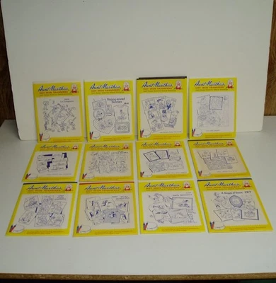  Vintage Aunt Martha's Hot Iron Transfers Animals Children Quilt Lot 14 Unopened - Image 1 of 4