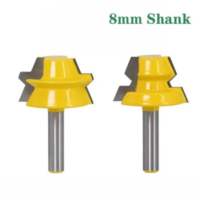 Carbide Tip Lock Miter Bit C3 Micro-grain Carbide Cutters Heat-resistant Coating - Image 1 of 4