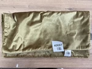 Paoletti Luxe Samt-Paspelkissen, 55 x 55 cm, gold - Bild 1 von 3