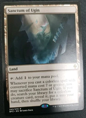 MTG *Sanctum Of Ugin X1* (LP) Battle For Zendikar Magic the Gathering - Image 1 of 2