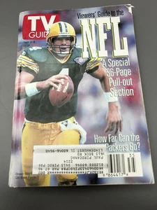 TV Guide Magazine Sep 2 1995 Brett Favre NFL Preview w/pullout How Far Will Pack - Picture 1 of 7