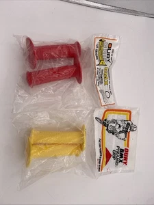 NOS Vintage Red And Yellow OURY Classic BMX Pyramid Grips Colorado, USA - Picture 1 of 9