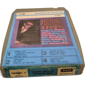 Neu Pads&splice! Buddy Holly Greatest Hits 1974 B + 8-track Patrone - Bild 1 von 8