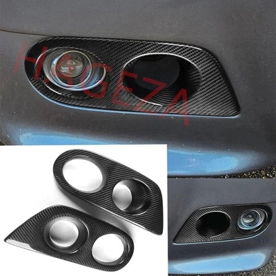 Cubierta de luz antiniebla delantera de fibra de carbono real para BMW Serie 3 M3 E46 2 puertas 2001-2006 Foto 1 de 4