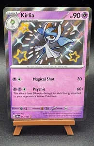 Kirlia 154/091 SV Paldean Fates Baby Shiny Holo Rare Pokémon Card - Picture 1 of 2