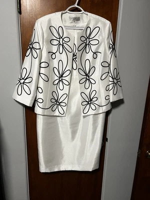 KASPER NEW Women's Ribbed Metallic Print Sheath Dress TEDO - Image 1 of 2