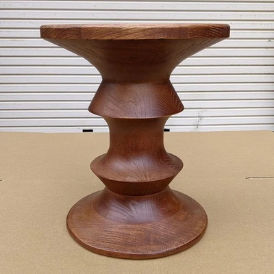 Wood Stool Eames Chair Stool Type C Outlet Products Unused Fast Shipping Japan - Image 1 of 4