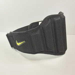 Cinturón de entrenamiento de levantamiento de pesas estructurado Nike 2.0, negro/voltio talla mediana  - Imagen 1 de 8