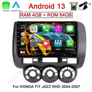 64G CarPlay For Honda Fit Jazz 2004-07 RHD Android 13 Car Radio Stereo GPS Navi - Picture 1 of 20