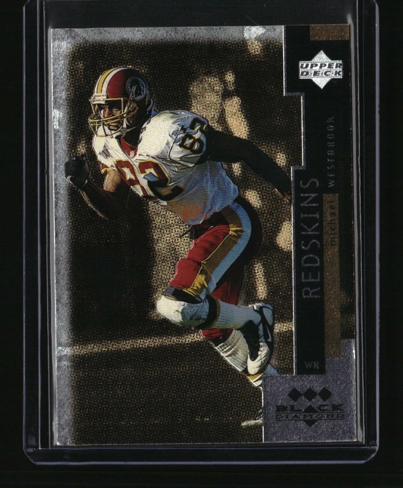 1998 Upper Deck Black Diamond #29 Michael Westbrook Triple - Image 1 of 2