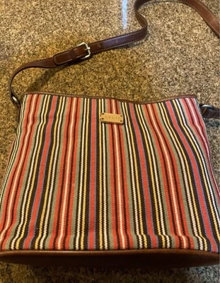 Bandolera Reliquia Monedero O Hombro Rayas Medianas Foto 1 de 4