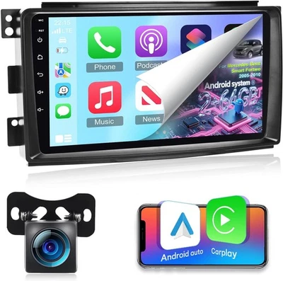 Autoradio Android per Mercedes Benz Smart Fortwo 2005-2010. - Immagine 1 di 4