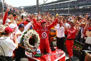 George Dario Mario Franchitti INDY WINNER 8x10 PHOTO photograph PICTURE - Picture 1 of 1