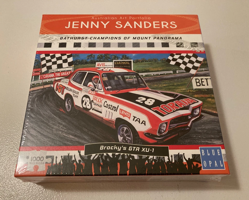 Blue Opal Jenny Sanders Bathurst Brocky's GTR Xu-1 Jigsaw Puzzle 1000pc