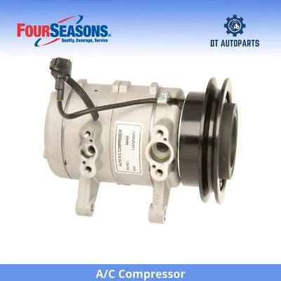 Para 1998-2004 Nissan Frontier A/C Compressor 4 Estações 1999 2000 2001 2002 2003 - Imagem 1 de 4