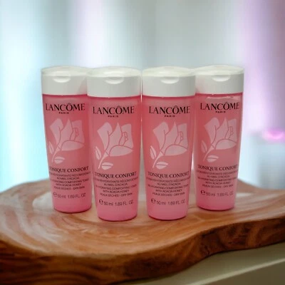 4 x Lancome Tonique Confort Re-Hydrating Comforting Toner Dry Skin 50ML=150ML - Imagem 1 de 4