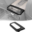 Carbon Fiber Print Armrest Rear Cup Holder Panel Cover Fits 22-24 Silverado 1500