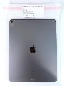  BOÎTIER CHÂSSIS COQUE ARRIÈRE POUR IPAD PRO 12.9" 3RD GEN A1876 - Imagen 1 de 6