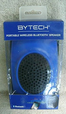 BYTECH Portable Wireless Bluetooth Speaker "Blue" ~ NEW - Image 1 of 2