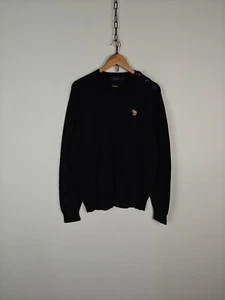 Paul Smith Jeans Sweater Pullover Logo Black size L - Picture 1 of 10