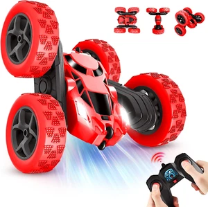 Remote Control Car for Kids Ages 6+, RC Cars Stunt Car Toy 4WD Double Sided 360° - Picture 1 of 7