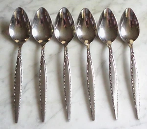 Venetia Community Stainless 6 1/8 inch Set of 6 Teaspoons ~ 2 Lots available - Picture 1 of 3