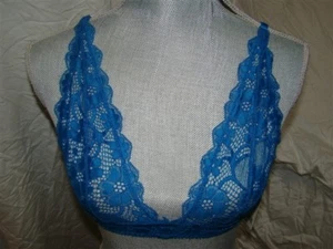 NEW honeydew Camellia Lace Bralette 371027 Azure Blue M #50022 - Picture 1 of 2