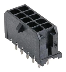 2PC MOLEX - 43045-1014 - Pin Header, Power, 3 mm, 2 Rows, 10 Contacts, Through - Picture 1 of 1