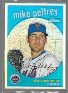 2008 Topps Heritage Chrome Refractor Mike Pelfrey #C225 #'d 504/559 Mets - Picture 1 of 1