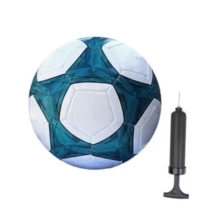 Soccer Ball,4,5 Soft PU for Practice Training Gift Boys Girls Kid Blue Size 3 - Picture 1 of 7