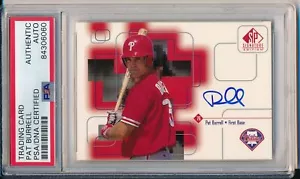 Pat Burrell Phillies Signed 1999 SP Signature Edition Card #PB PSA/DNA 158717 - Picture 1 of 2
