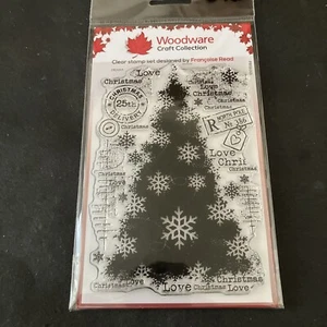 Woodware Snow Frosted Christmas Stamps - by Francoise Read - Creative Expression - Picture 1 of 5