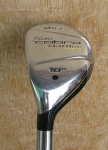 LH KING COBRA BAFFLER PRO 2 HYBRID 18 LOFT STIFF FLEX STEEL SHAFT LEFT HANDED - Picture 1 of 8